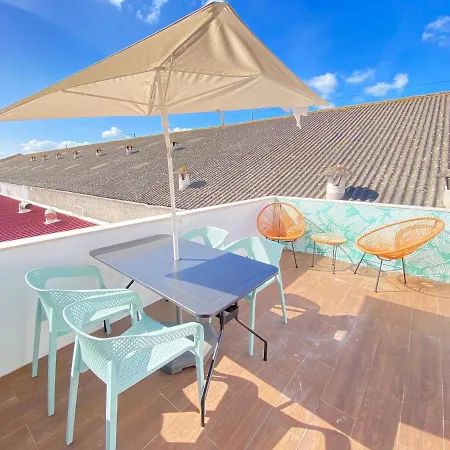 Setubal Beach Vibes - Terrace Exterior foto